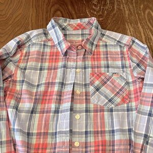 Vineyard vines plaid button down girls 8